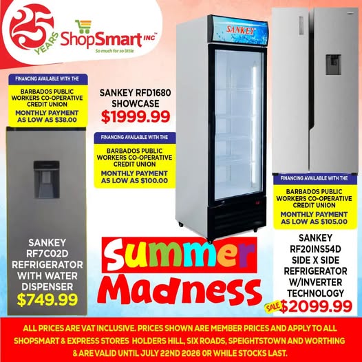 ShopSmart Summer Madness Sale – Sankey Refrigerators & Showcases