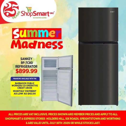 Summer Madness Sale – Sankey RF-7C80 Refrigerator at $899.99