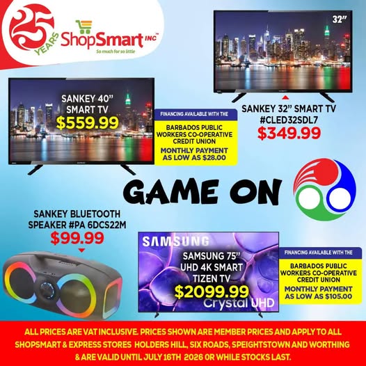 ShopSmart Game On Electronics Sale – TVs & Bluetooth Speaker from $99.99