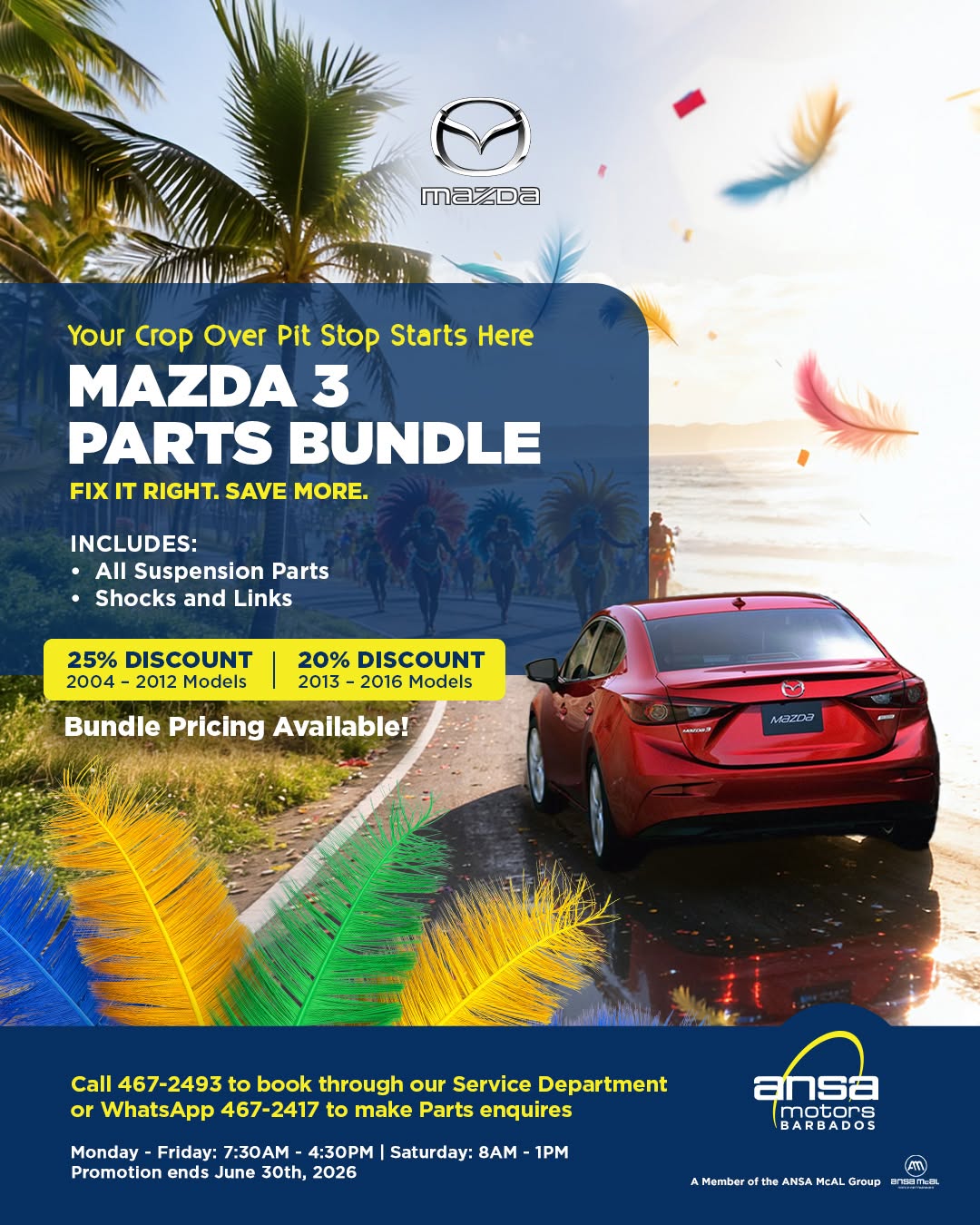 Mazda 3 Parts Bundle – Crop Over Sale: Up to 25% Off Suspension Parts