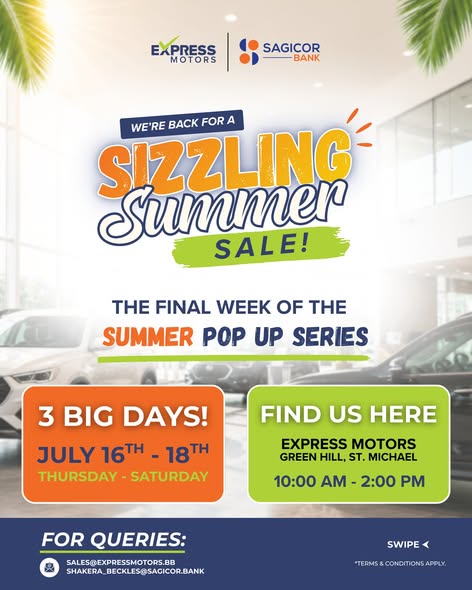 Sizzling Summer Sale – 100% Financing & Exclusive Offers at Express Motors