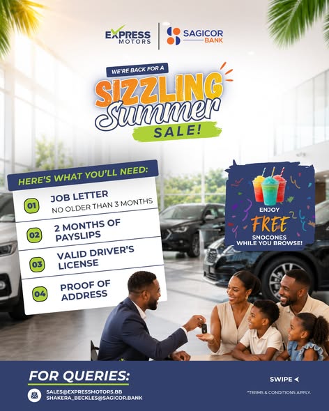 Sizzling Summer Sale – 100% Financing & Exclusive Offers at Express Motors