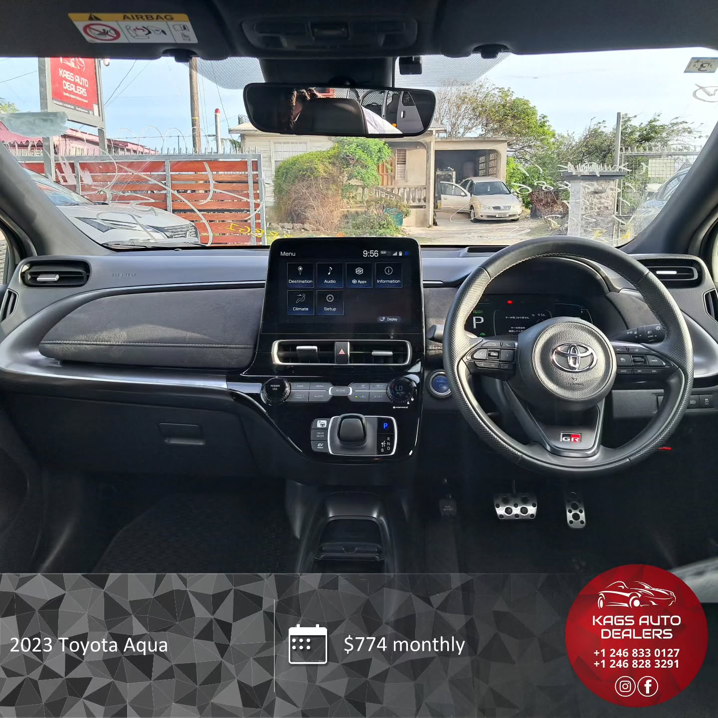 2023 Toyota Aqua GR – $774/month Financing at KAGS Auto Dealers