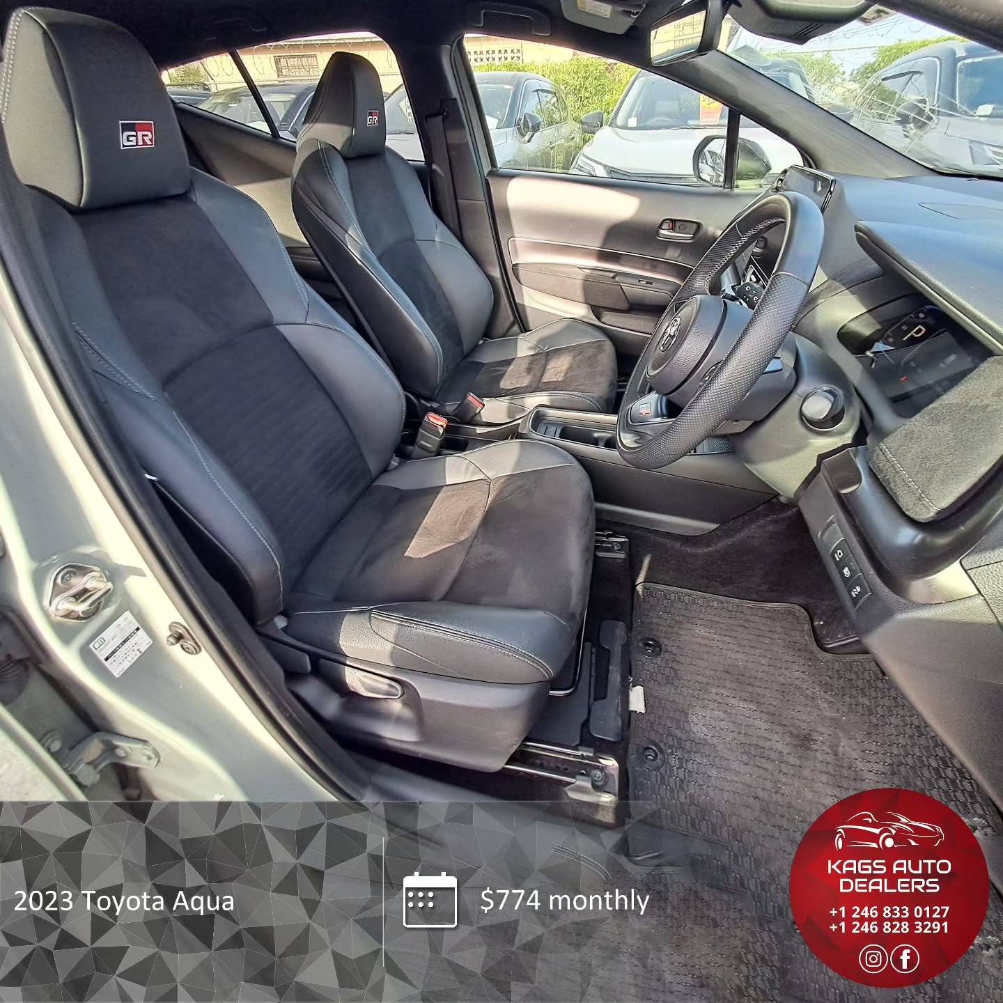 2023 Toyota Aqua GR – $774/month Financing at KAGS Auto Dealers