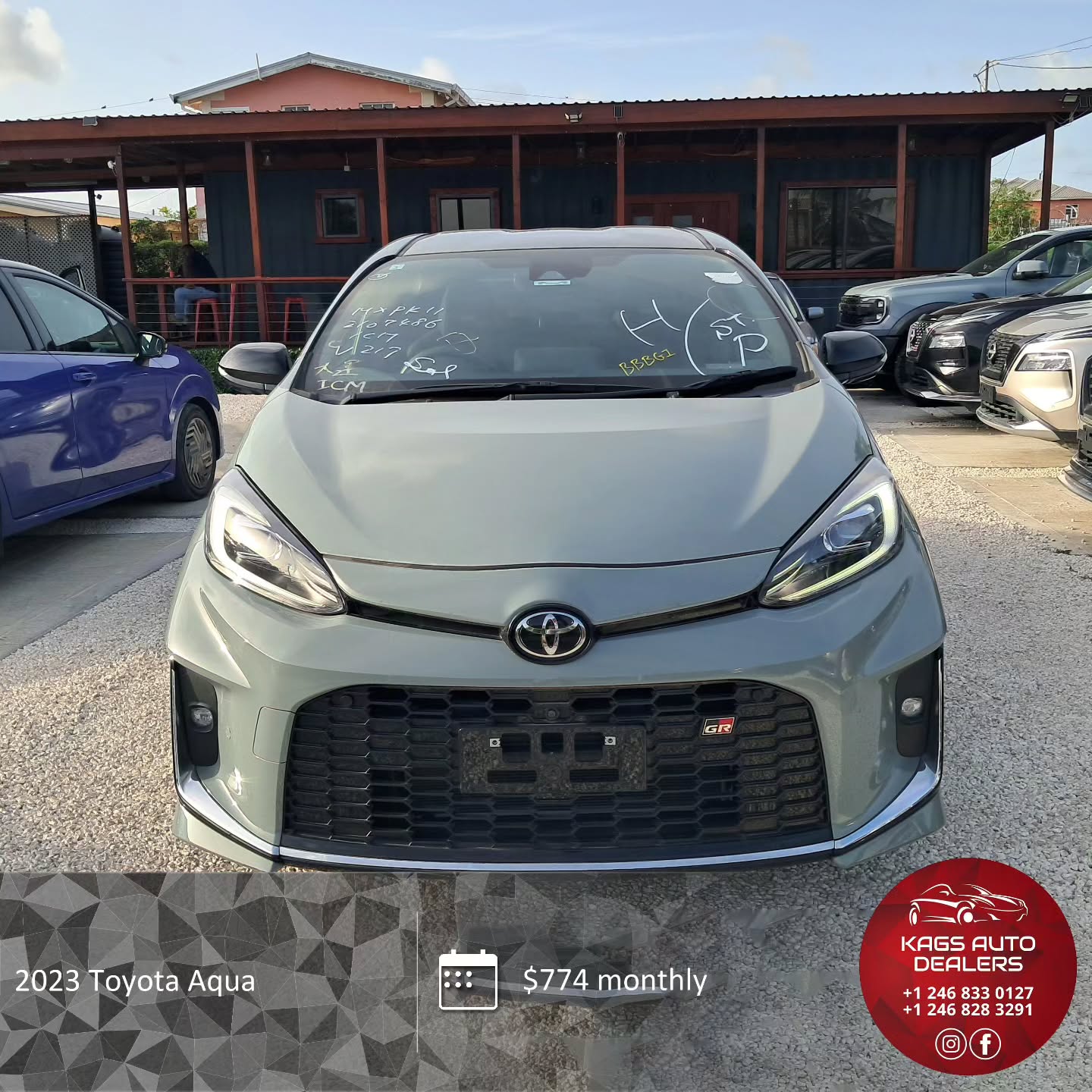 2023 Toyota Aqua GR – $774/month Financing at KAGS Auto Dealers
