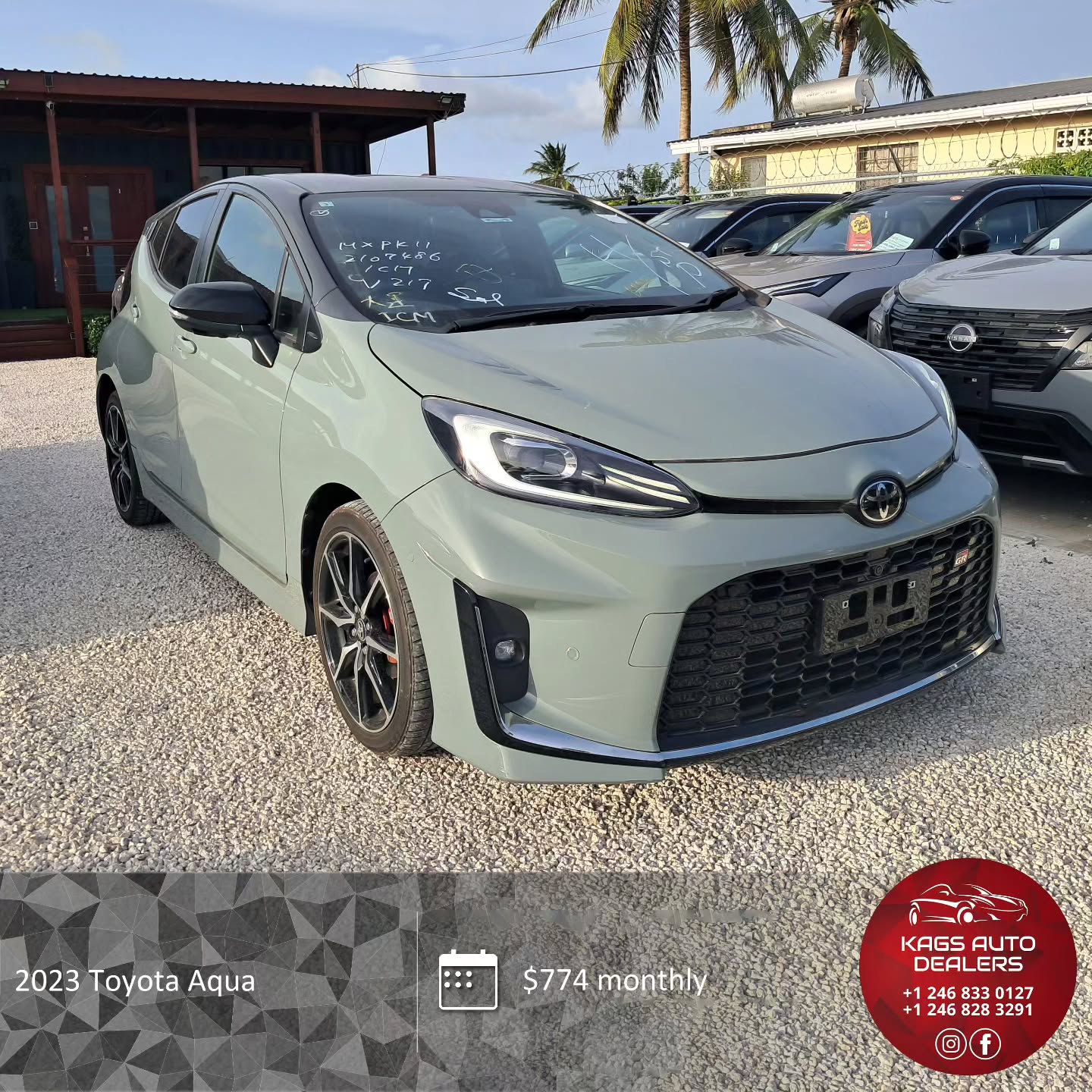 2023 Toyota Aqua GR – $774/month Financing at KAGS Auto Dealers