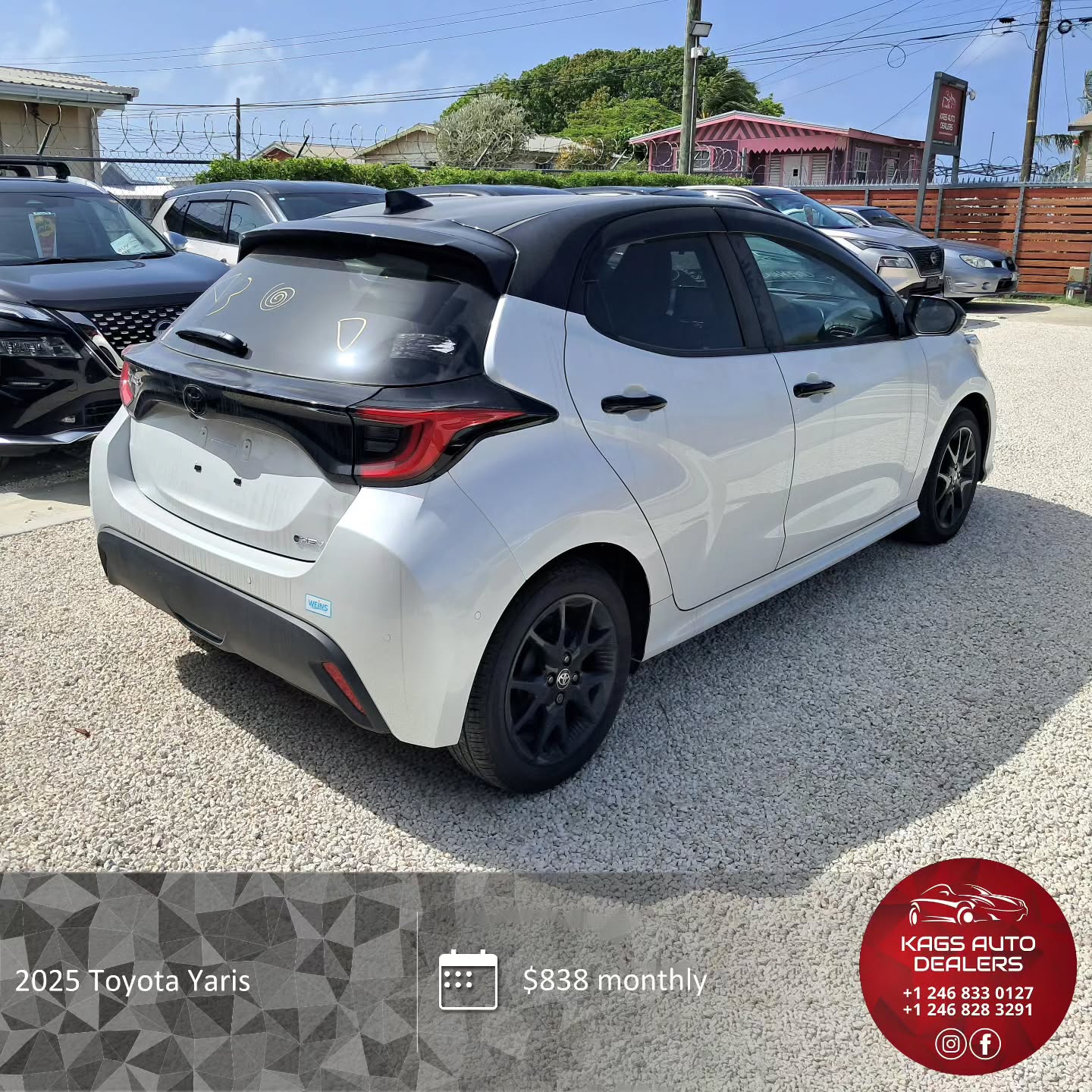 2025 Toyota Yaris Hybrid – $838/month, $68K on the Road