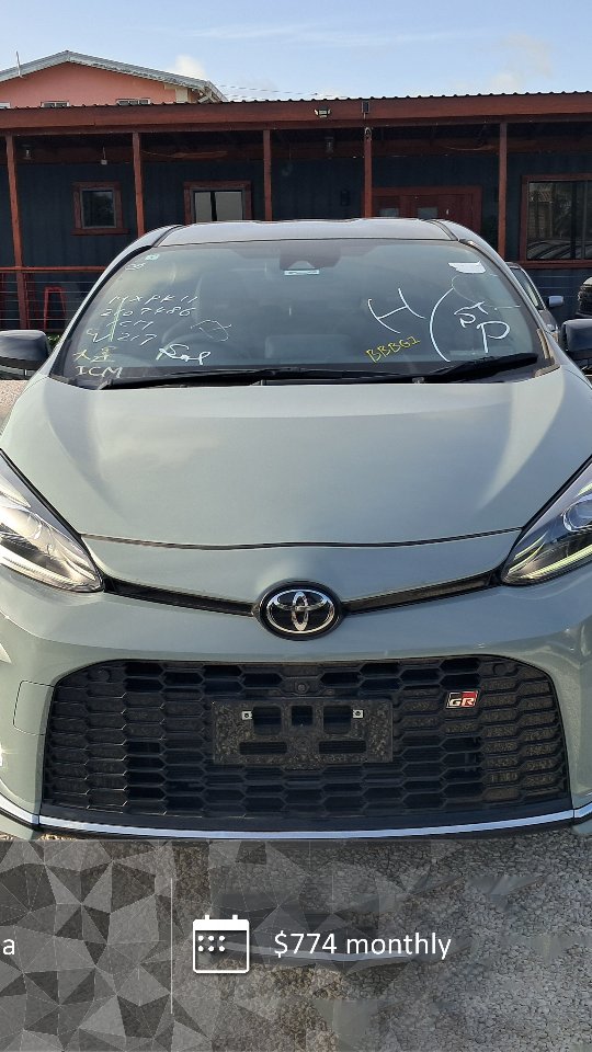 2023 Toyota Aqua GR – $774/month, $60K on the Road