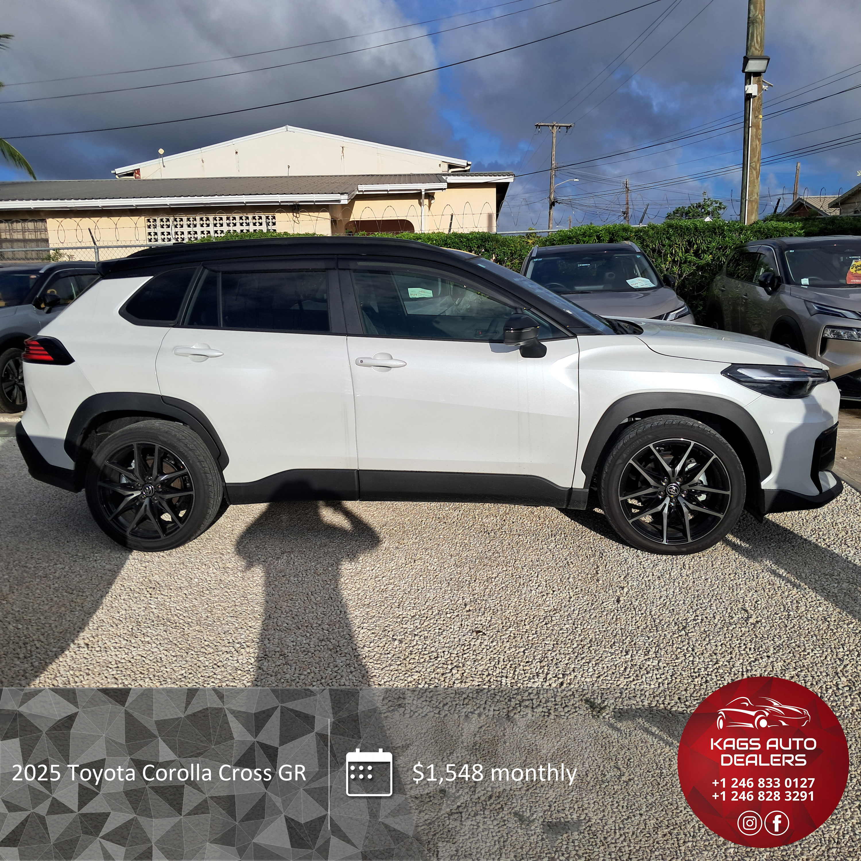 2025 Toyota Corolla Cross GR Sport Hybrid – $1,548 Monthly
