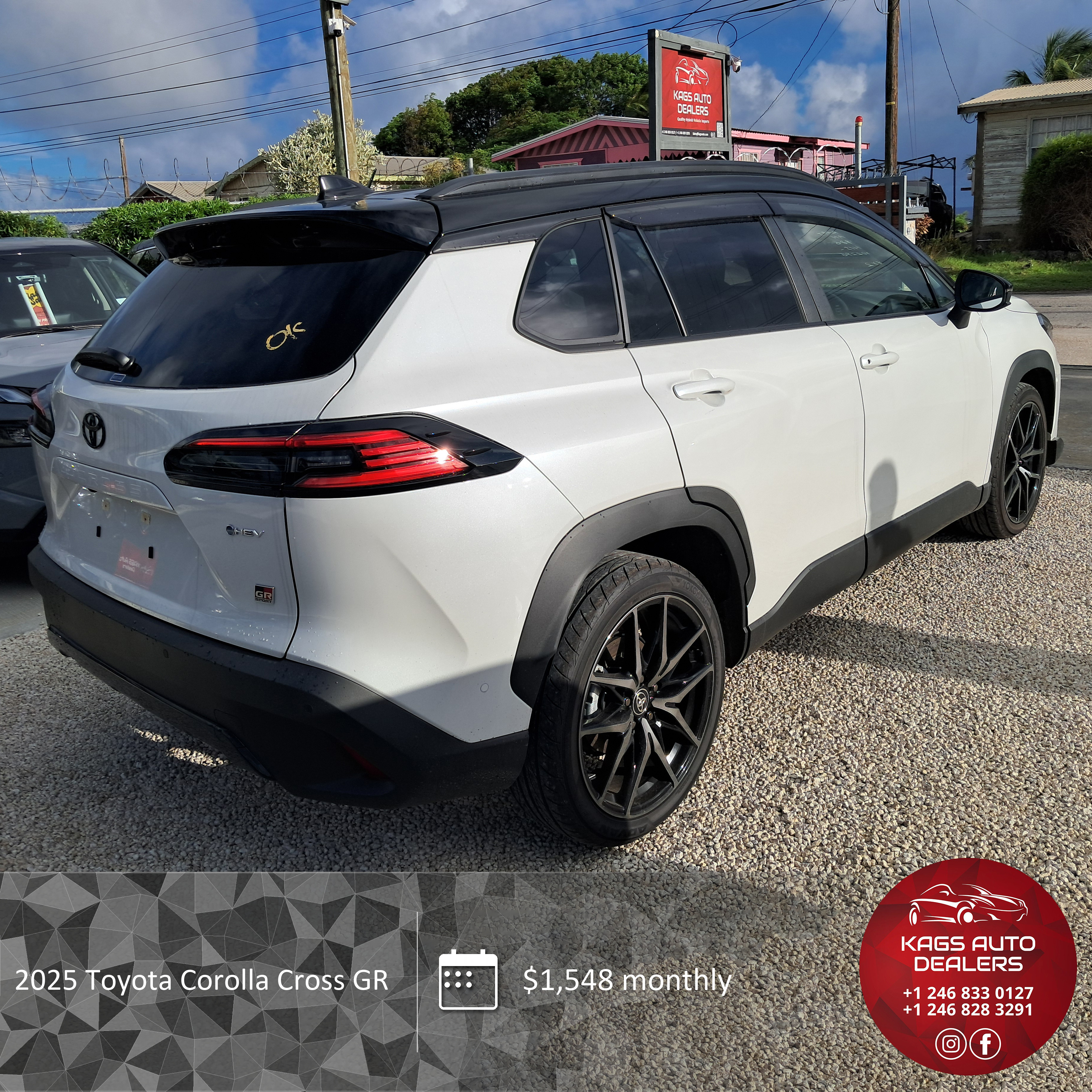 2025 Toyota Corolla Cross GR Sport Hybrid – $1,548 Monthly