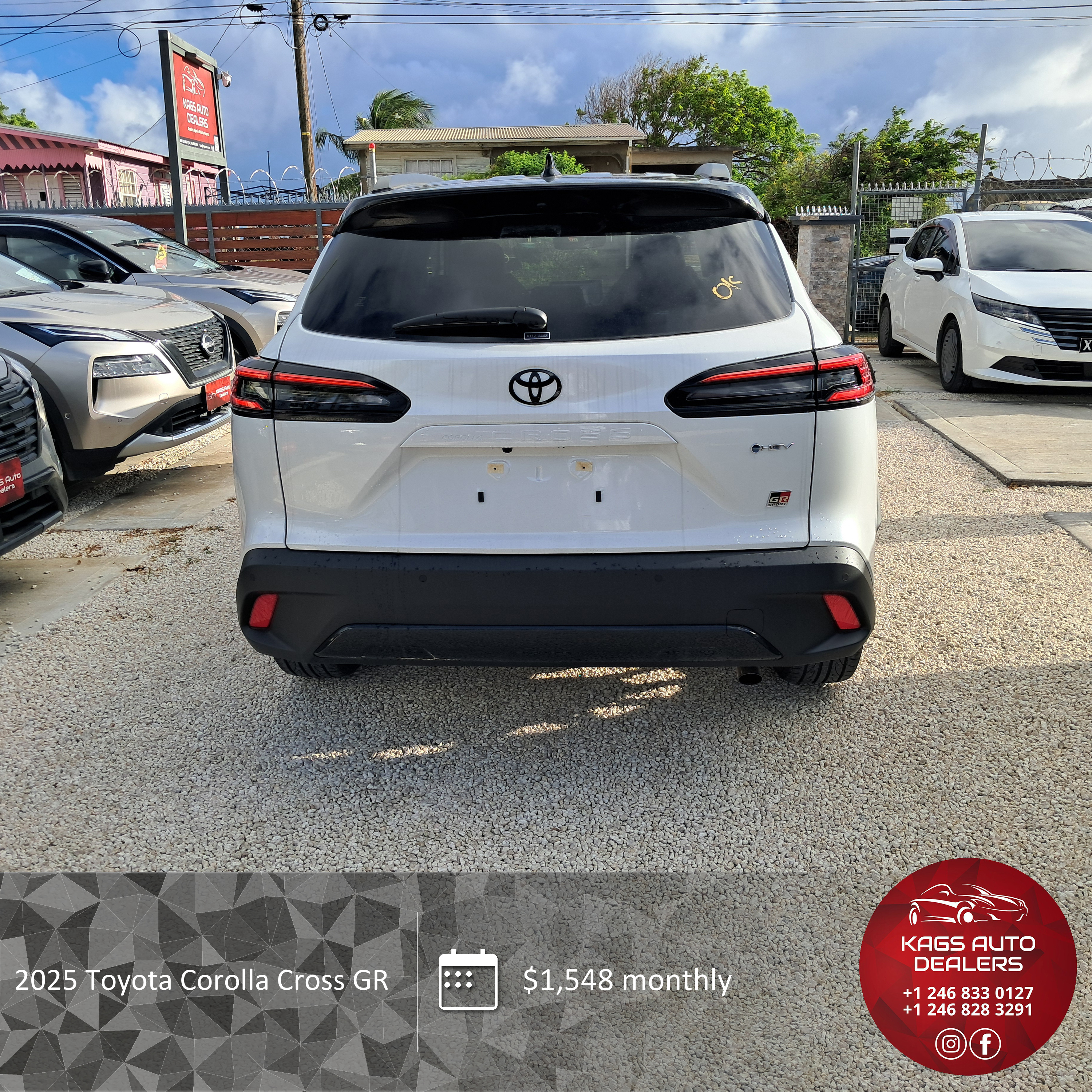 2025 Toyota Corolla Cross GR Sport Hybrid – $1,548 Monthly
