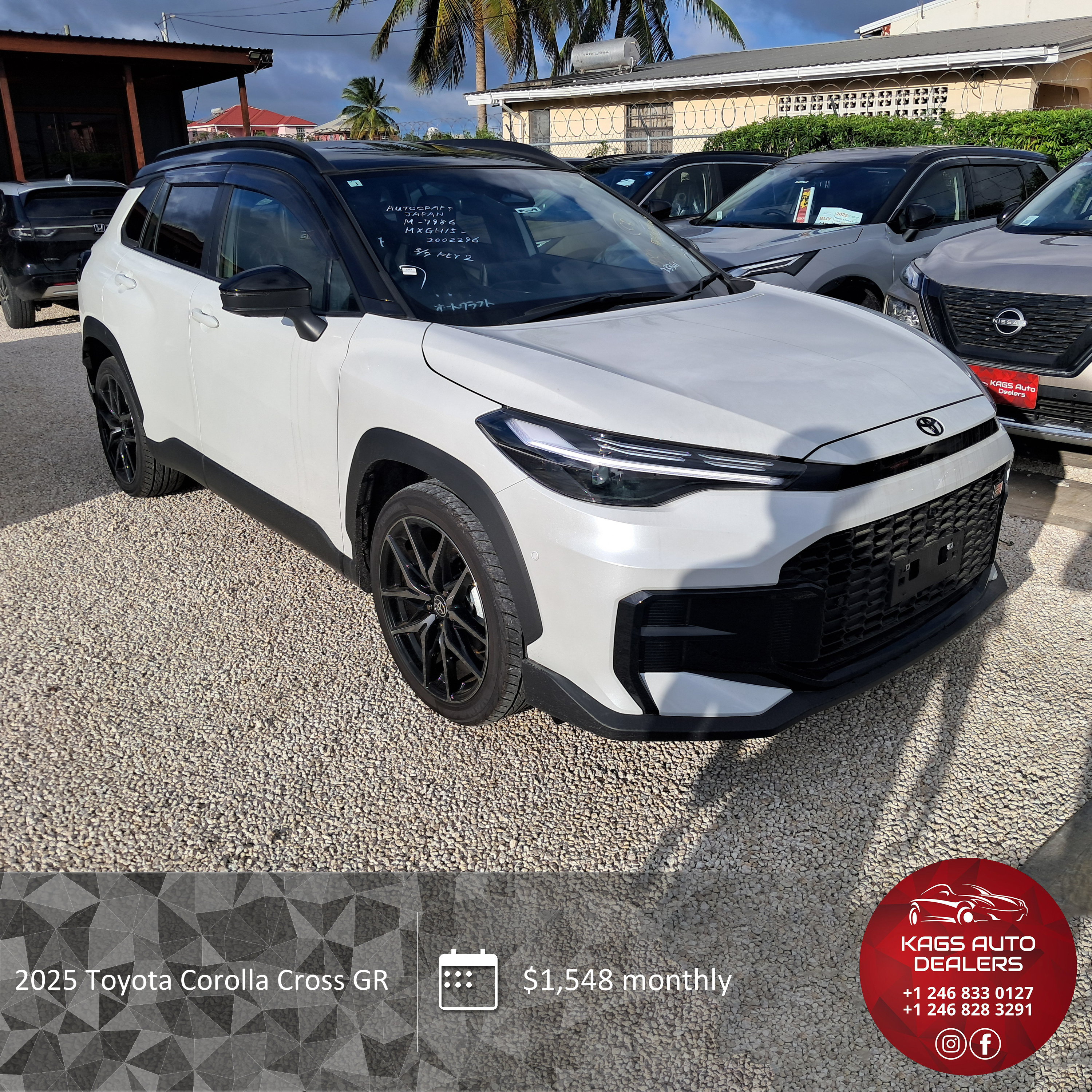 2025 Toyota Corolla Cross GR Sport Hybrid – $1,548 Monthly