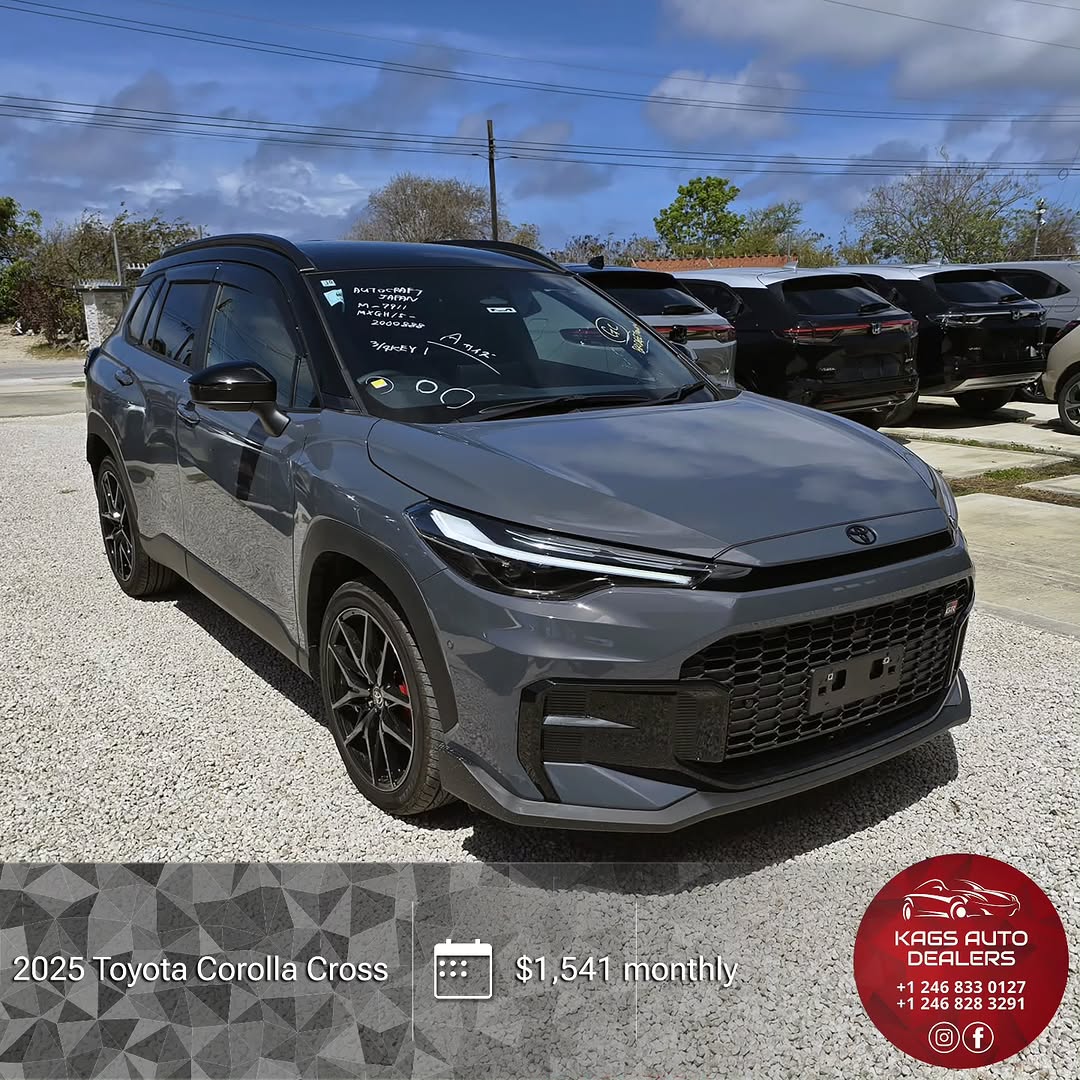 2025 Toyota Corolla Cross GR Sport – $1,541/month with 100% Financing