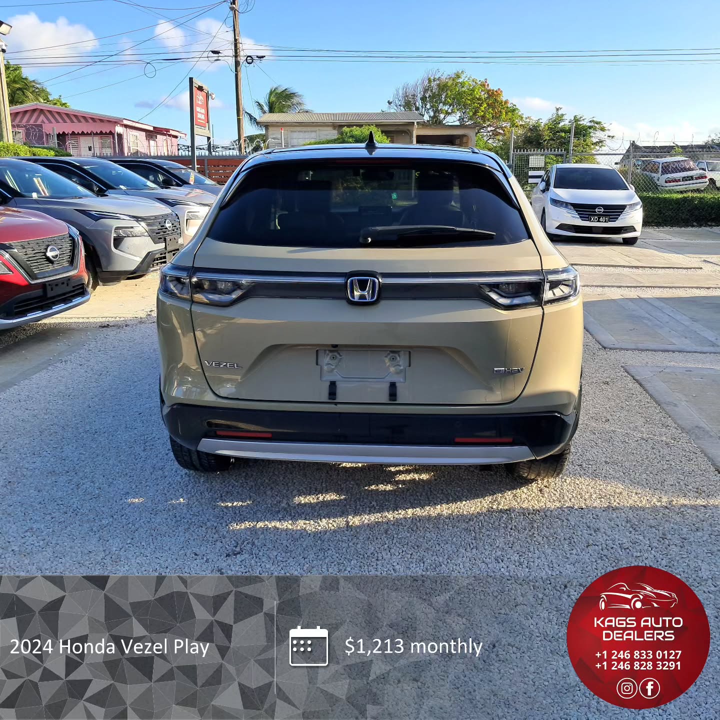 2024 Honda Vezel Play – Finance from $1,213/month or $94,000 Cash
