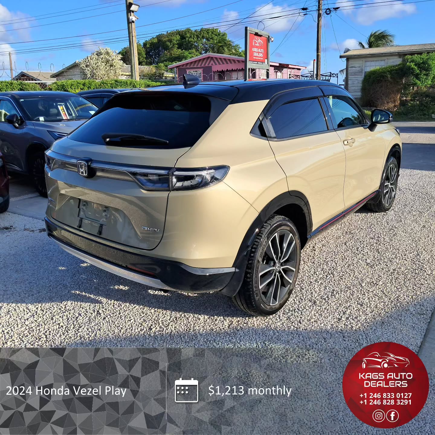 2024 Honda Vezel Play – Finance from $1,213/month or $94,000 Cash