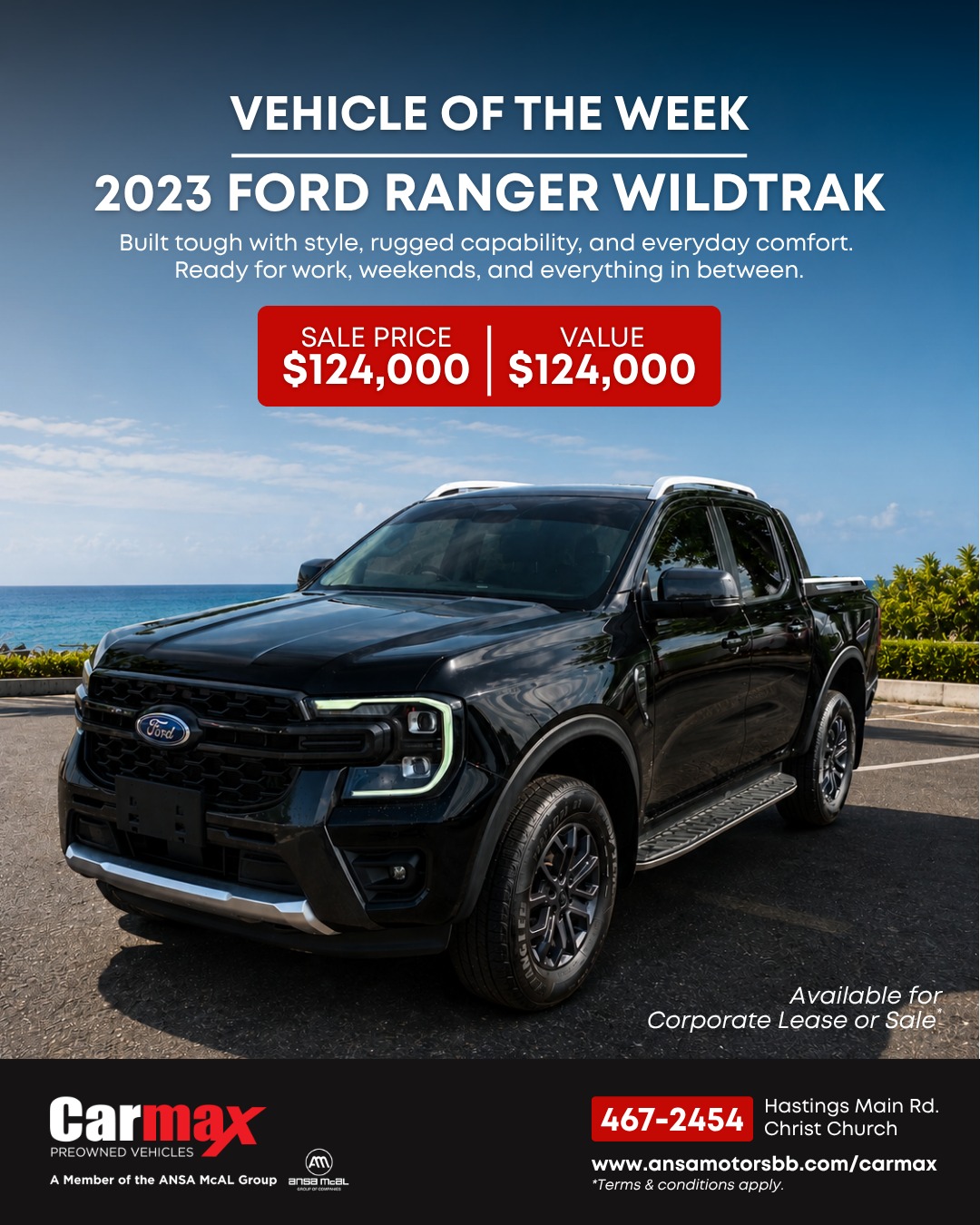 Vehicle of the Week: 2023 Ford Ranger Wildtrak – $124,000