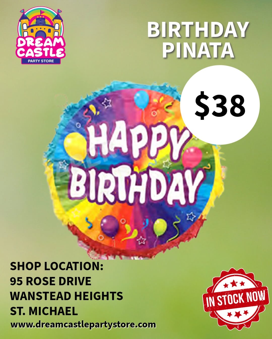 Piñatas Now Available at Dream Castle Party Store – Birthday & Pony Pinatas from $38