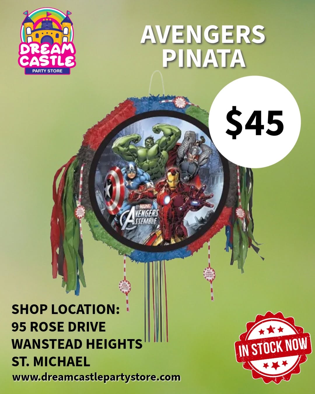Piñatas Now Available at Dream Castle Party Store – Birthday & Pony Pinatas from $38