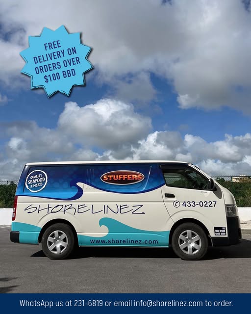 Free Delivery on Orders Over $100 BBD – Shorelinez & Stuffers