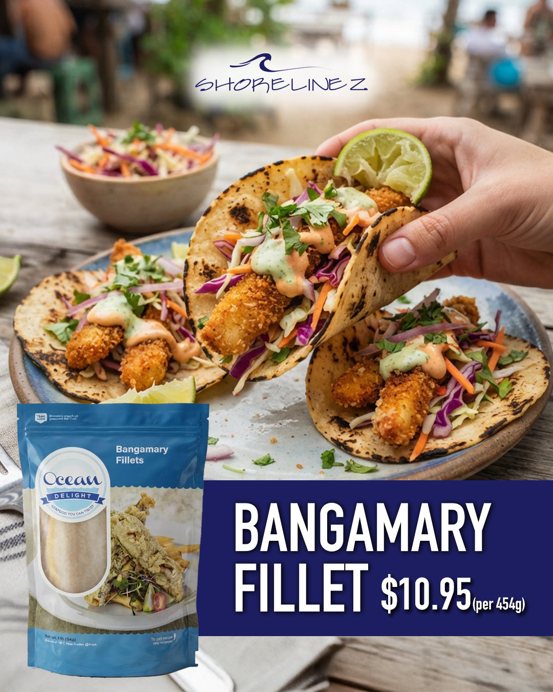 Bangamary Fillets – $10.95 per 454g + Free Delivery on Orders Over $100