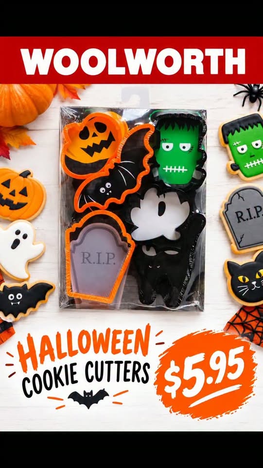 Halloween Cookie Cutters Set - $5.95 at Woolworth