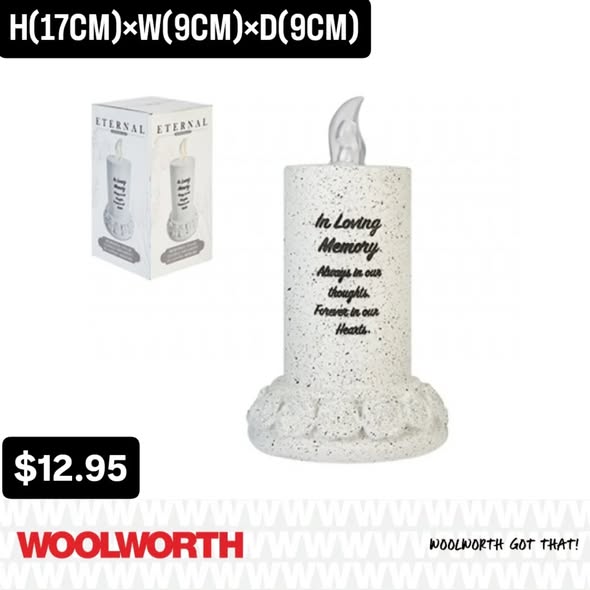 In Loving Memory Ornaments Available at Woolworth Barbados