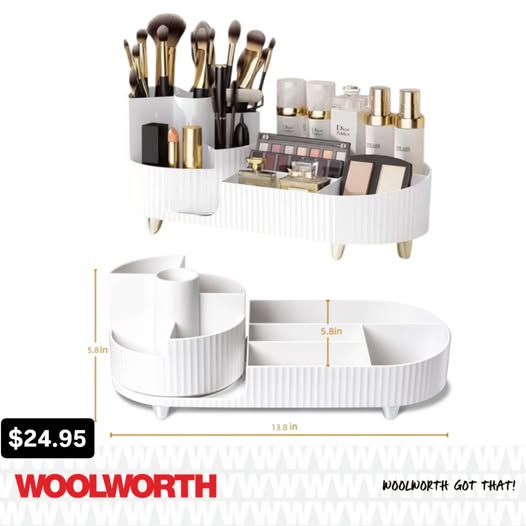 Makeup Organizer for $24.95 at Woolworth Barbados