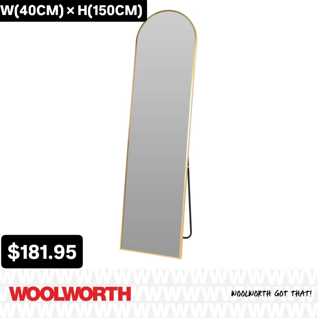 Full Length Mirrors with Stand & Wall Mount – $181.95 at Woolworth Barbados