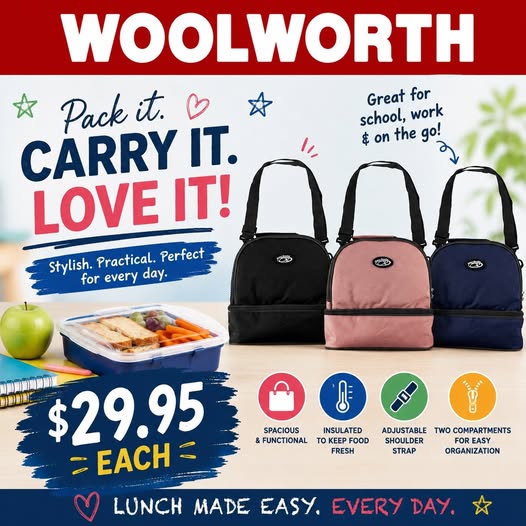 Woolworth Lunch Bags – $29.95 Each