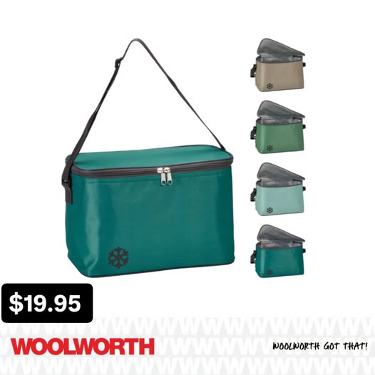 Cooler Bag with Adjustable Shoulder Strap – $19.95 at Woolworth