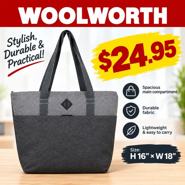 Woolworth Tote Bags from $13.95