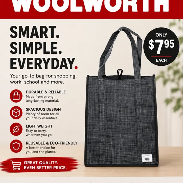 Woolworth Tote Bags from $13.95