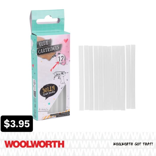 Jolly Craft Studio Glue Cartridges 12 Pack – $3.95