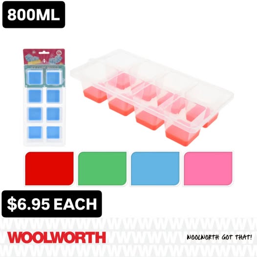 Ice Cube Trays – $6.95 Each at Woolworth Barbados