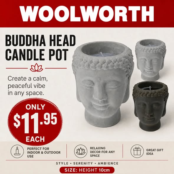 Woolworth Luxury Scented Candles from $8.95