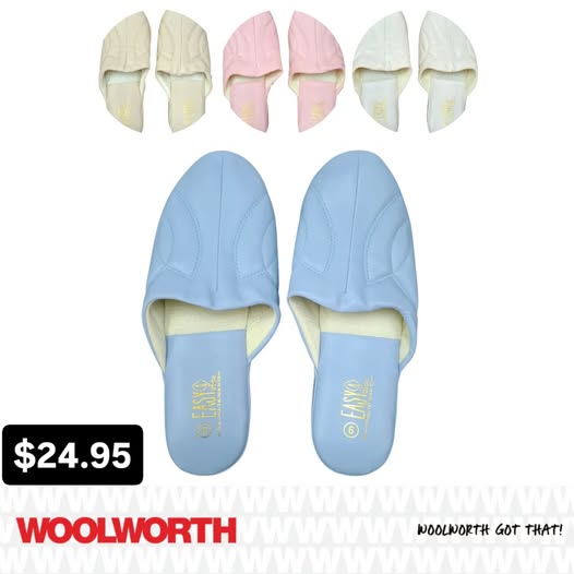 Women's Slippers at $24.95 – Woolworth Barbados