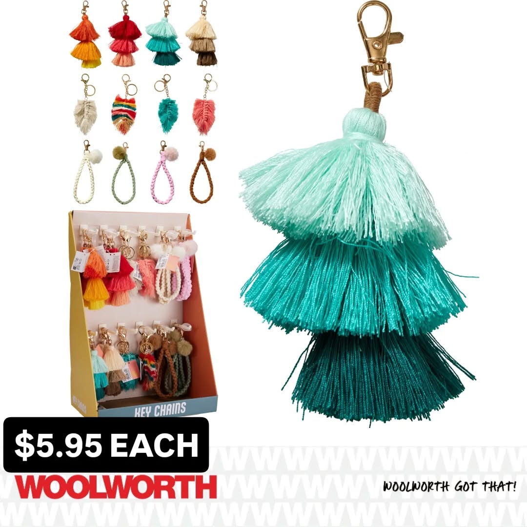 Keychains from $5.95 Each at Woolworth Barbados