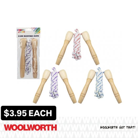 Skipping Rope $3.95 Each at Woolworth Barbados