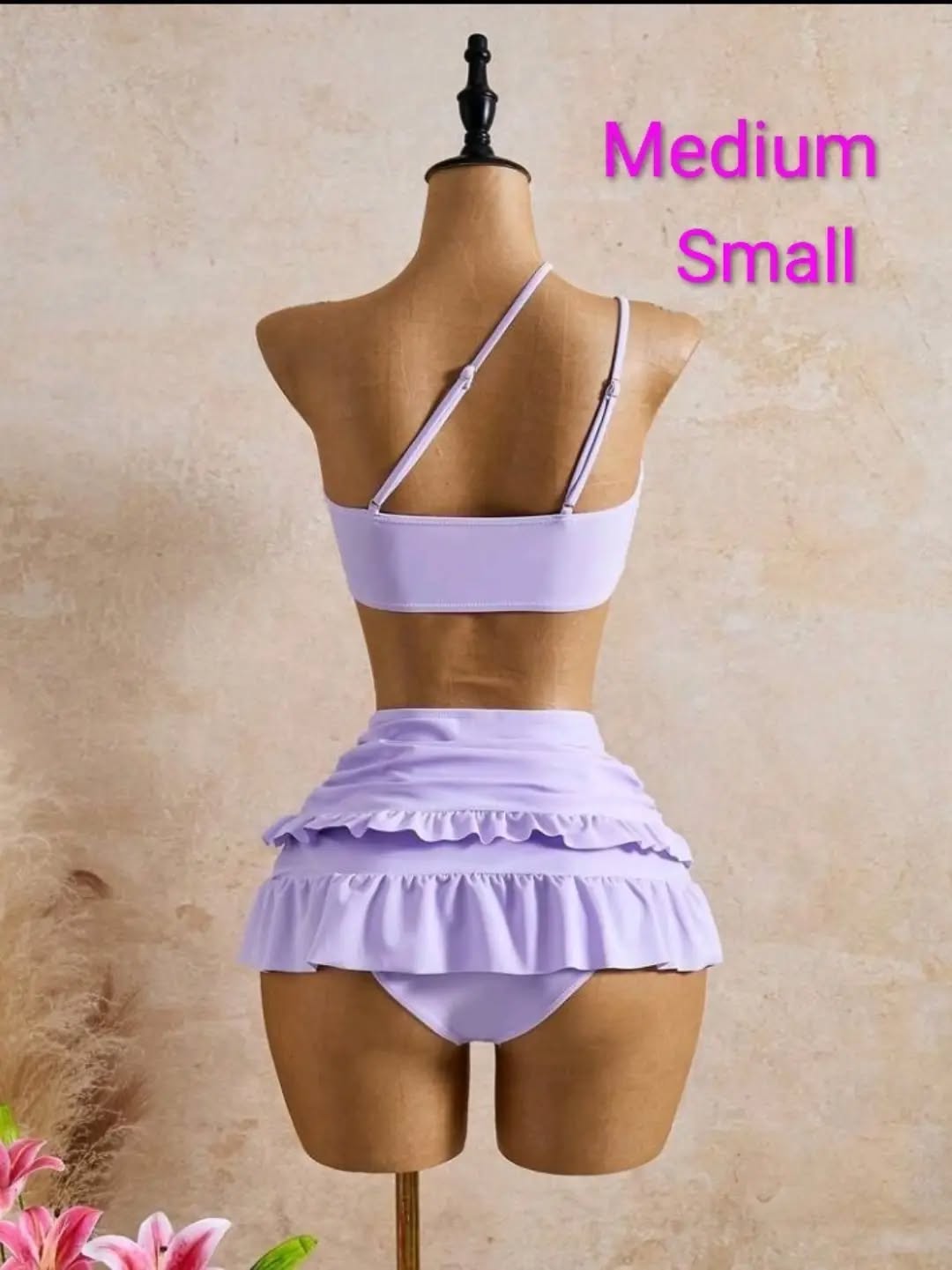 3 Pc Purple Bikini Set – $95 BBD (Small & Medium Available)