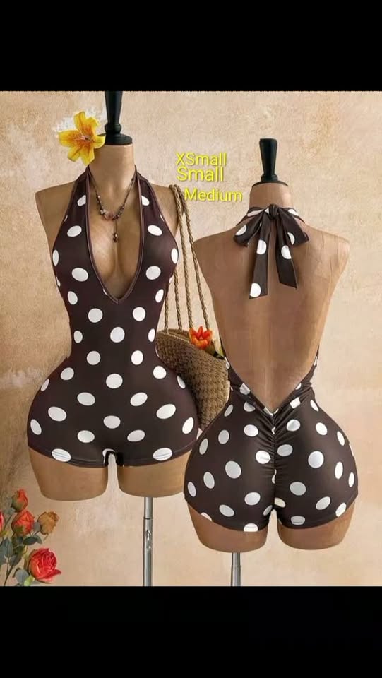Retro Polkadot Ruched Jumper – $70 BBD