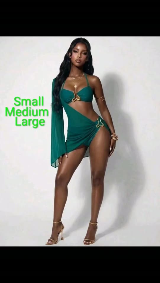 Emerald Sling 3Pc Swimset – $85 BBD (S/M/L)