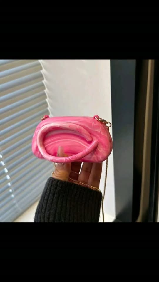 Mini Pink Marble Bag – Limited Quantity at $35 BBD