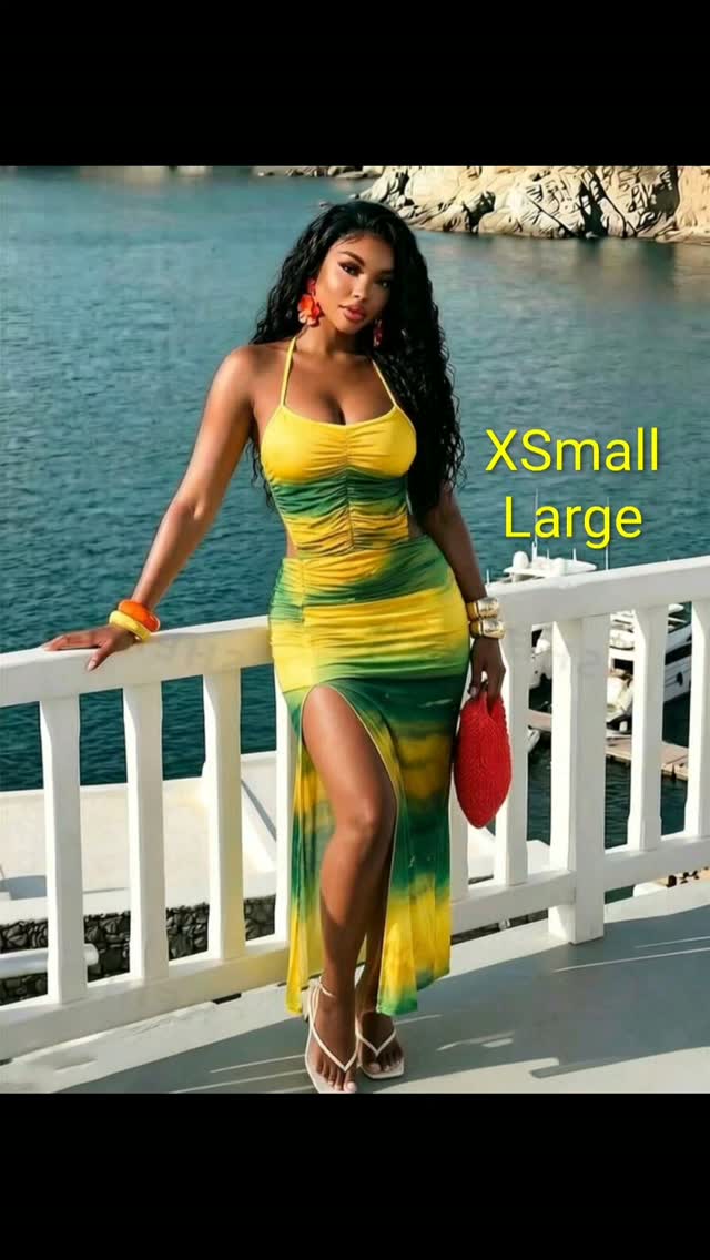 Backless Mesh Dress – $85 BBD (XSmall & Large)