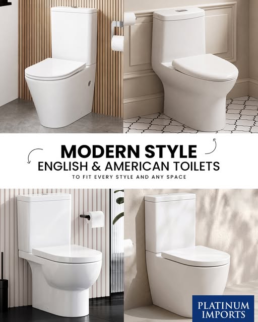 Modern English & American Toilets with Prices + Free Islandwide Delivery