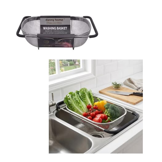 Strainer Basket with Expandable Handle – $25.00 each