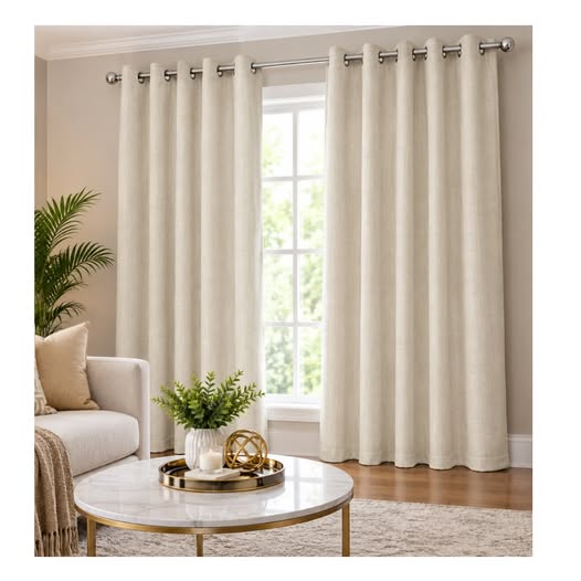 Blackout Panel Curtains – Beige, 51"×102" – $25.00 per panel at SAS Barbados