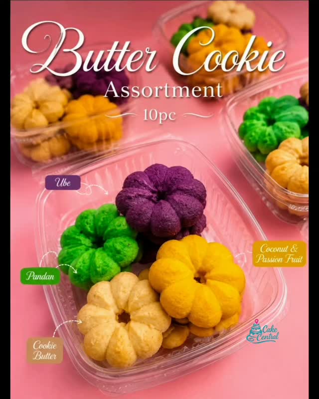 Butter Cookie Assortment 10pc for $10