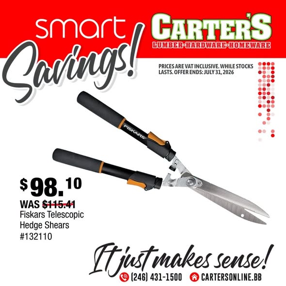 Carter's Smart Savings – Discounts on Select Hardware & Home Products