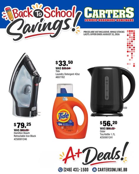 Carter's Back-to-School Savings – Discounts on Select Products