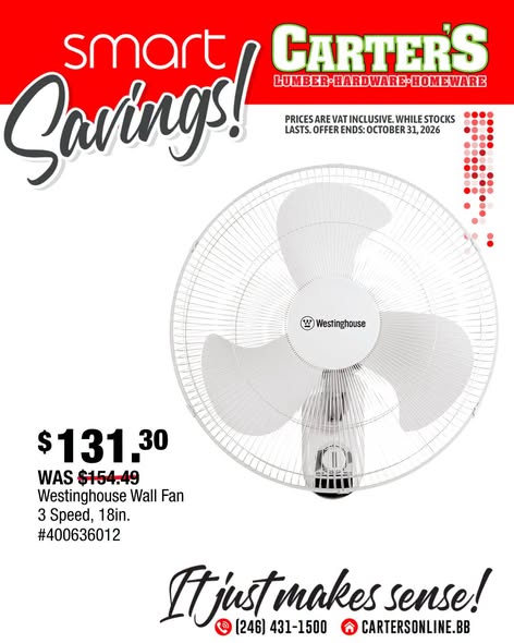 Carter's Smart Savings – Discounts on Select Fans